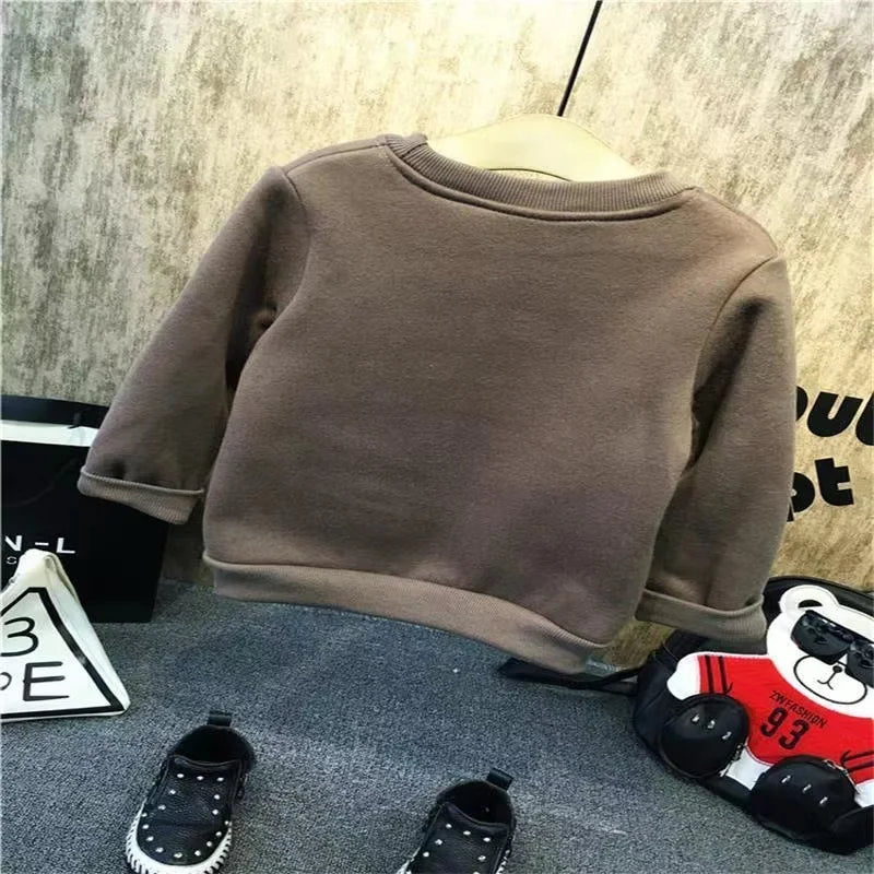 New Children Kids Boys Clothing Sets Autumn Winter Baby Boys Fur Collar Denim Jacket + Sweater + Jeans 3Pcs Boys Clothes Set 2-7