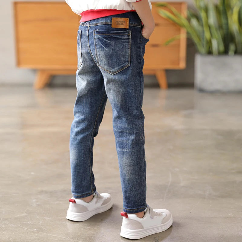 Boys Slim Straight Jeans Summer Classic ages 4-11y