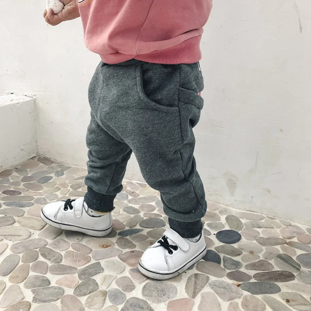 Casual Baby Pants, Toddler Boys & Girls Big Mouth Monster Trousers, Cute Cartoon Cotton Infant Clothing, Comfortable Kids Pants