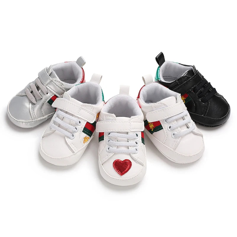 Baby Boy & Girl Shoes – Infant Non-Slip Sneakers, Breathable Lightweight Toddler First Walking Shoes (6-18 Months)