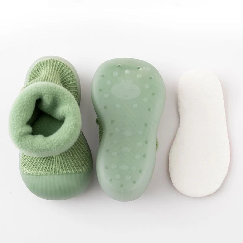 0-4 Years Warm Newborn Baby Girl & Boy Shoes – Toddler Walking Shoes, Winter First Walkers for Infants, Prewalker Boots