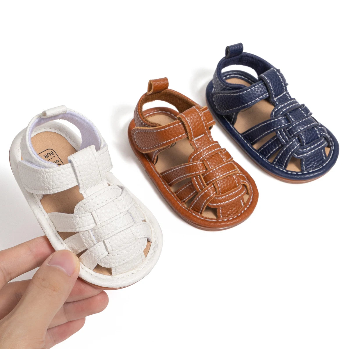 KID SUN Summer Breathable Baby Girls & Boys Sandals – Infant Casual Soft Rubber Sole, Anti-Slip Toddler Outdoor Walking Shoes"