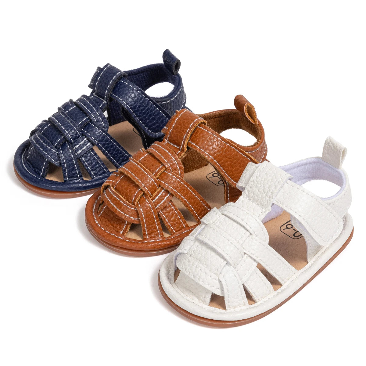 KID SUN Summer Breathable Baby Girls & Boys Sandals – Infant Casual Soft Rubber Sole, Anti-Slip Toddler Outdoor Walking Shoes"