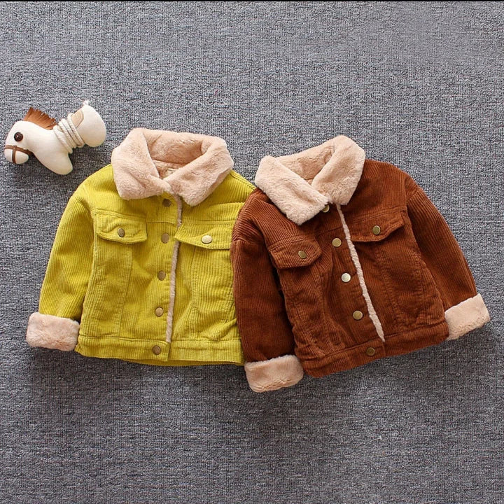 New Winter Fashion Baby Girl Clothes & Boys Thicken Warm Jacket – Kids Coat Toddler Casual Cotton Costume Infant Sportswear