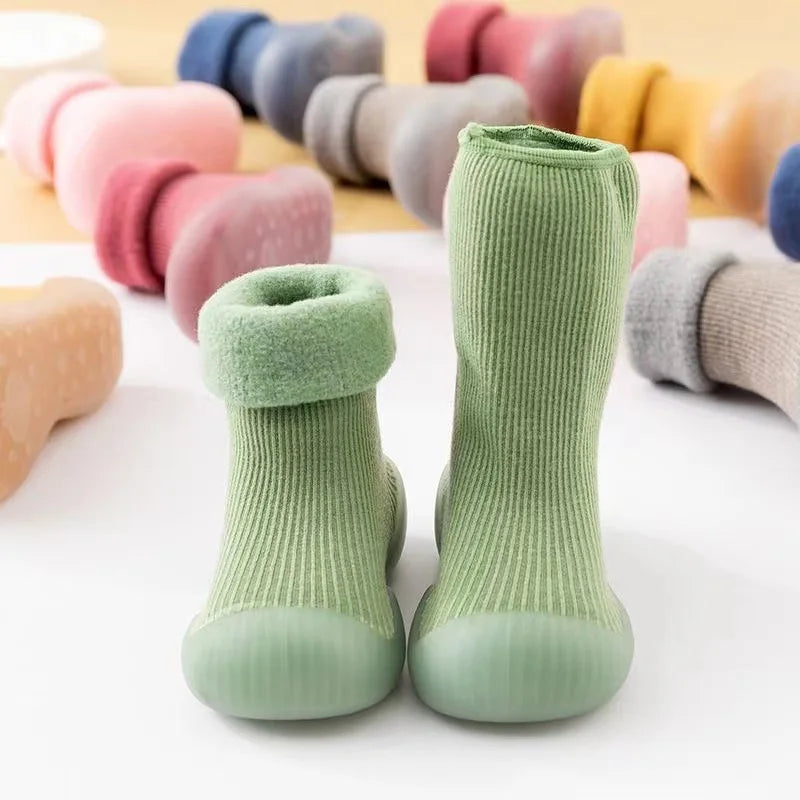 0-4 Years Warm Newborn Baby Girl & Boy Shoes – Toddler Walking Shoes, Winter First Walkers for Infants, Prewalker Boots
