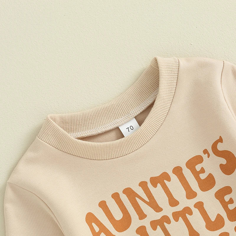 Pudcoco Toddler Baby Girl Clothes 2Pcs Outfit, Long Sleeve Letter Print Sweatshirt & Jogger Pants Set, Cute Infant Clothing for 0-3T"