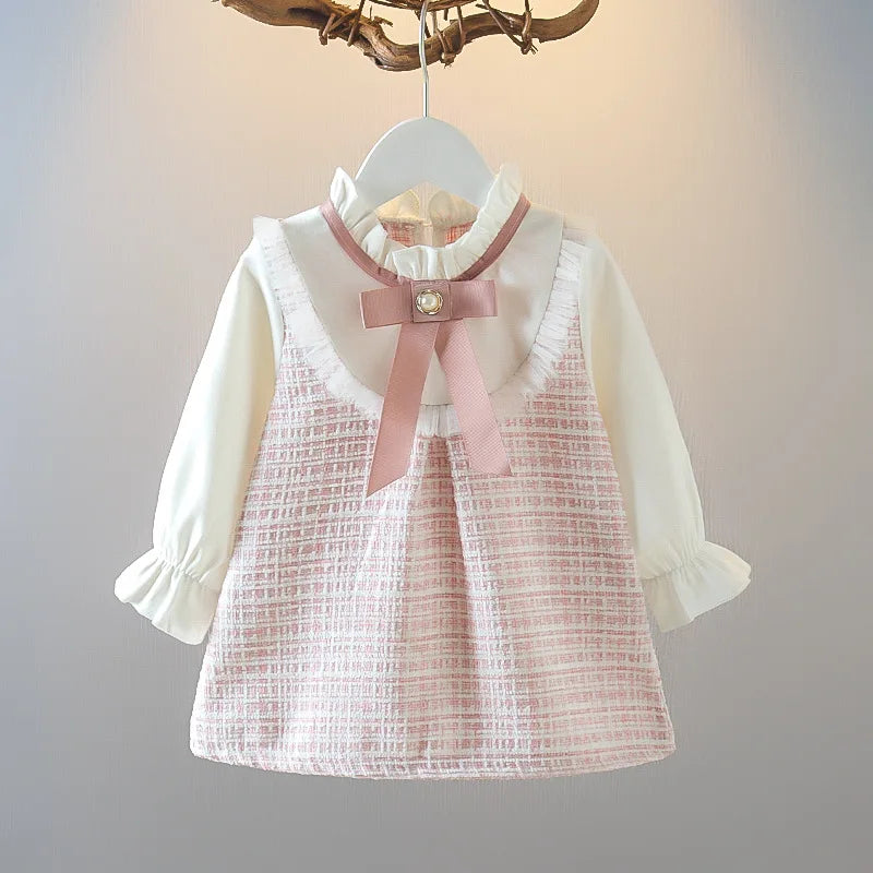 Spring Autumn Vintage Baby Girl Dress - Newborn & Toddler Princess Outfit | Fashion Clothing for Girls
