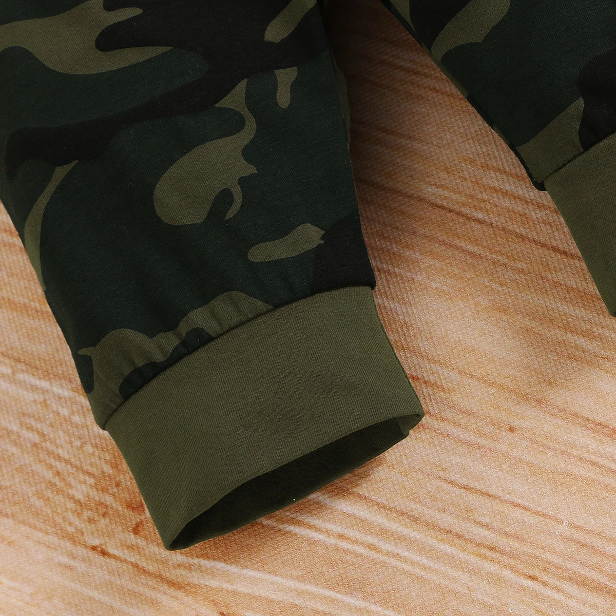 Newborn Baby Boy Summer Outfit - 3PCS Set | Letters Short Sleeve Romper, Camouflage Pants & Hat (0-18 Months)