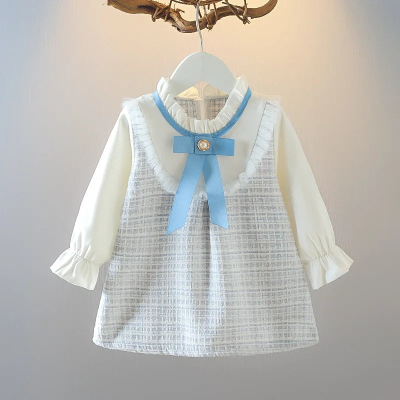Spring Autumn Vintage Baby Girl Dress - Newborn & Toddler Princess Outfit | Fashion Clothing for Girls