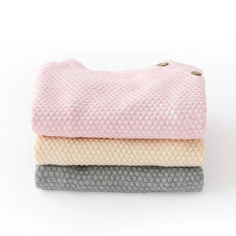 Baby Clothes Set - Cotton Knitted Sweater & Pants | Spring Newborn Infant Outfit & Pajamas (Boy & Girl)