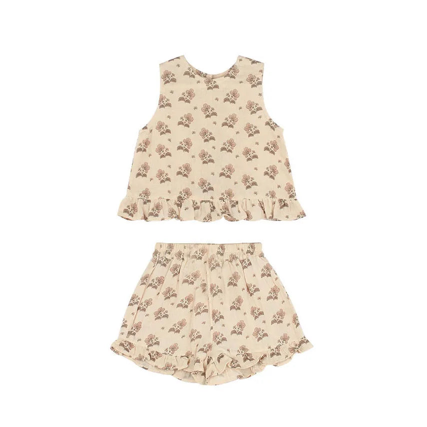 Summer Toddler Girls Clothes Set, Organic Cotton 2Pcs Baby Girl Clothing for 0-4 Years, Comfortable & Stylish Outfit