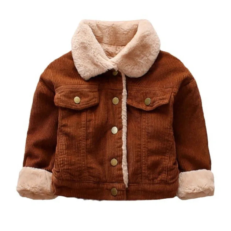 New Winter Fashion Baby Girl Clothes & Boys Thicken Warm Jacket – Kids Coat Toddler Casual Cotton Costume Infant Sportswear