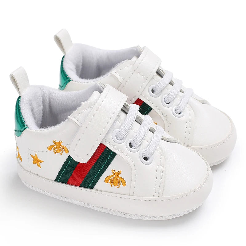 Baby Boy & Girl Shoes – Infant Non-Slip Sneakers, Breathable Lightweight Toddler First Walking Shoes (6-18 Months)