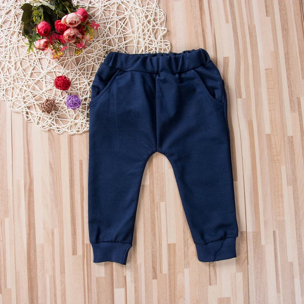 Casual Baby Pants, Toddler Boys & Girls Big Mouth Monster Trousers, Cute Cartoon Cotton Infant Clothing, Comfortable Kids Pants