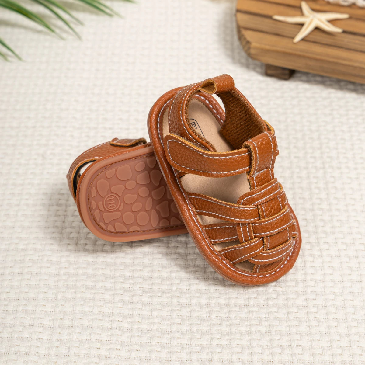 KID SUN Summer Breathable Baby Girls & Boys Sandals – Infant Casual Soft Rubber Sole, Anti-Slip Toddler Outdoor Walking Shoes"