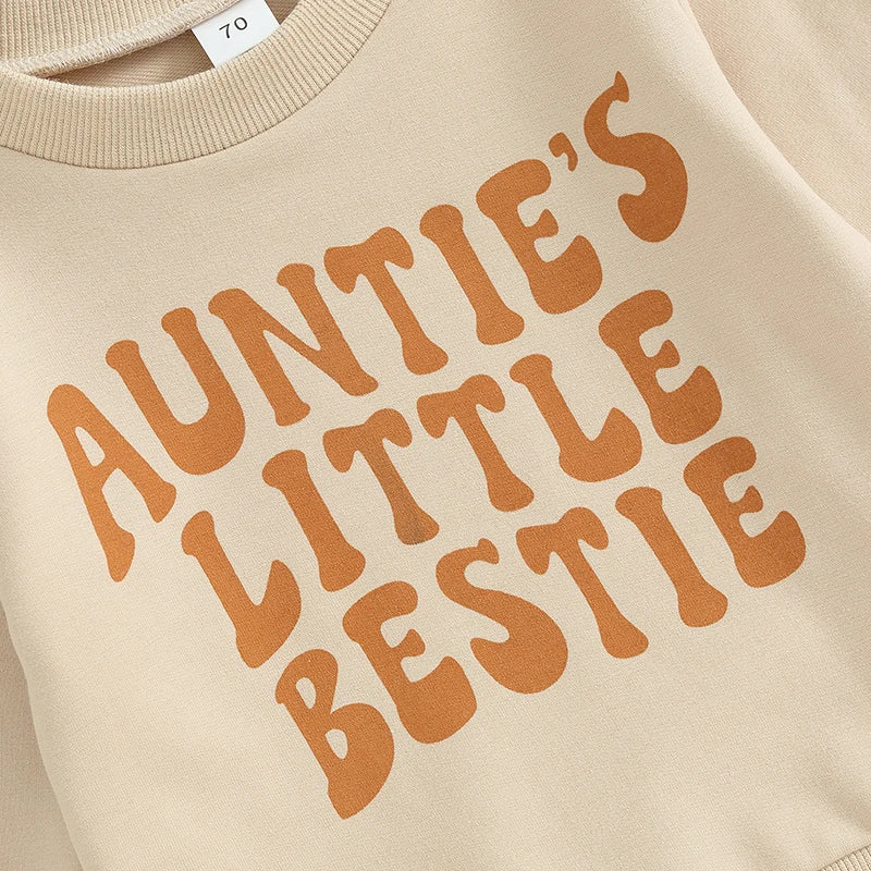 Pudcoco Toddler Baby Girl Clothes 2Pcs Outfit, Long Sleeve Letter Print Sweatshirt & Jogger Pants Set, Cute Infant Clothing for 0-3T"