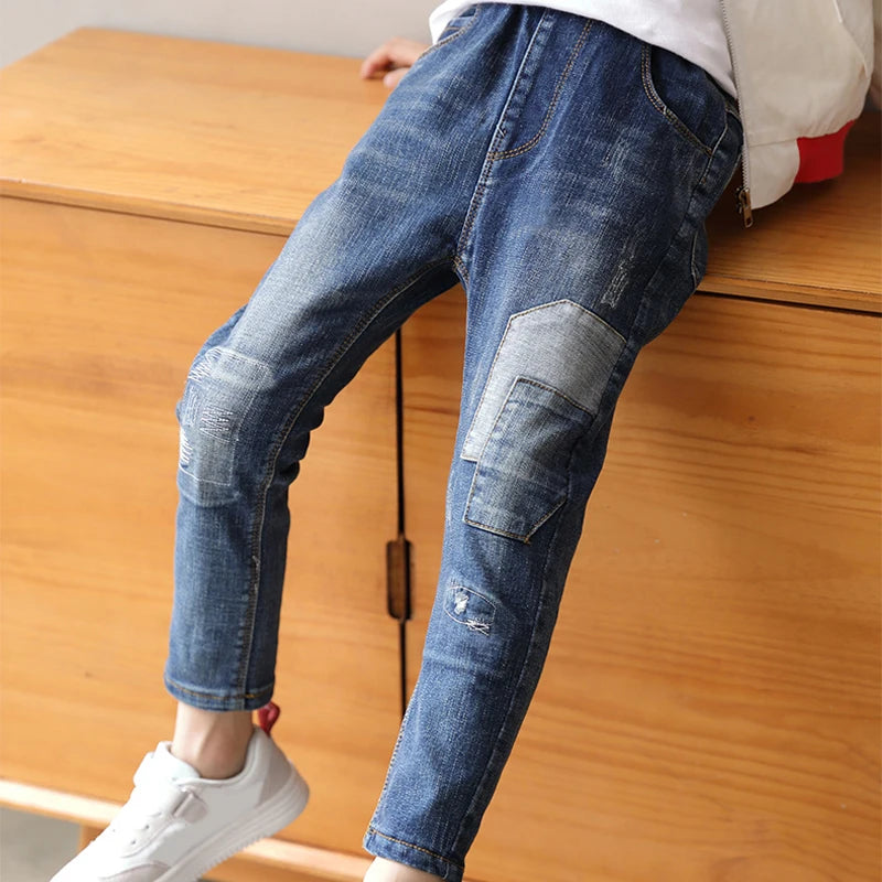 Boys Slim Straight Jeans Summer Classic ages 4-11y