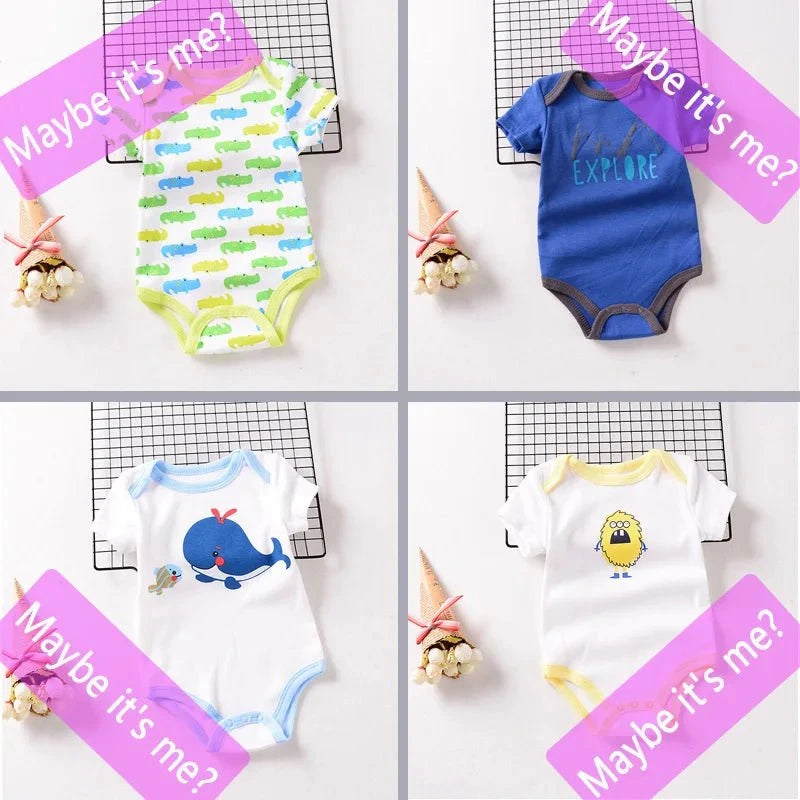 Giggles And Grab 1-2 Pieces Baby Bodysuit For Newborns Summer Baby Romper Girl/Boy Clothes 0-12M Newborn Clothing Infant Soft Tight Baby Clothes