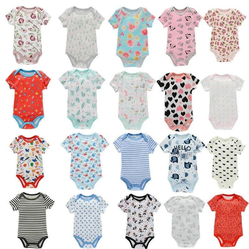 Giggles And Grab 1-2 Pieces Baby Bodysuit For Newborns Summer Baby Romper Girl/Boy Clothes 0-12M Newborn Clothing Infant Soft Tight Baby Clothes