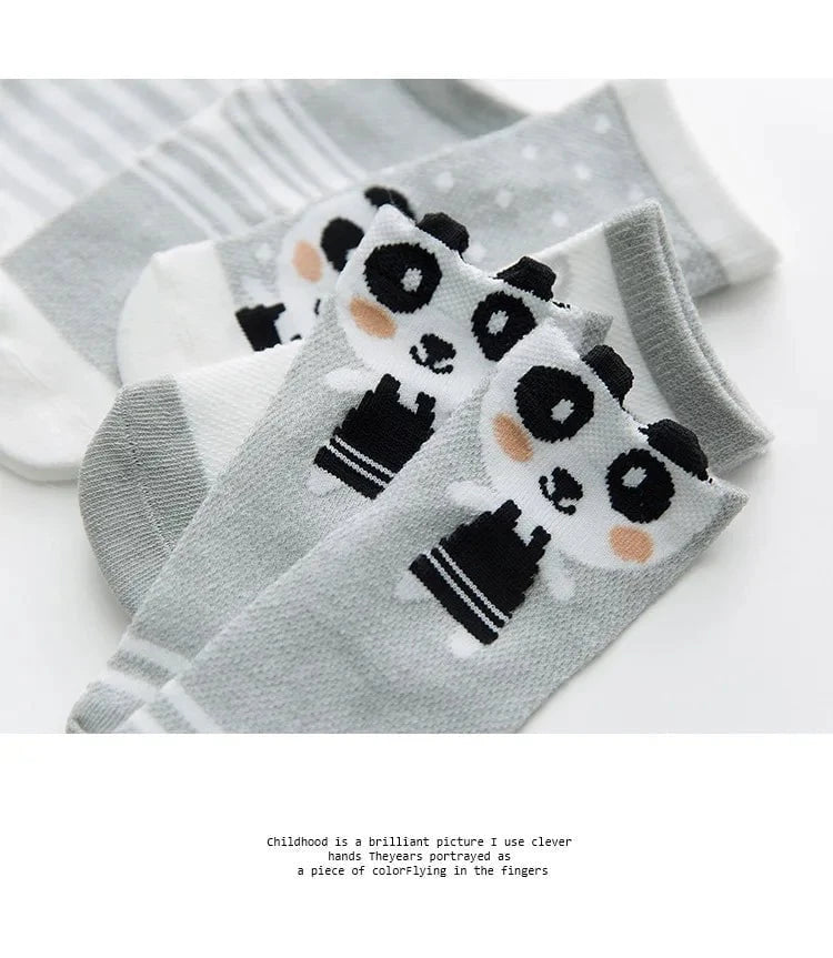 Giggles And Grab 5Pairs/lot 0-2Y Infant Baby Socks Baby Socks for Girls Cotton Mesh Cute Newborn Boy Toddler Socks Baby Clothes Accessories