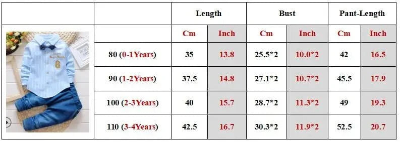 Giggles And Grab Baby boy fashion Kids Boys Clothes Baby Casual Bow Tie Shirt + Pants 2pcs Sets Summer Infant Denim Outfits Children Suits Toddler Clothing BC1219"