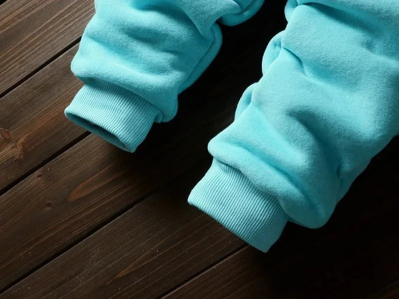 Giggles And Grab Baby Boys And Girls Clothing Set Tricken Fleece Children Hooded Outerwear Tops Pants 3PCS Outfits Kids Toddler Warm Costume Suit