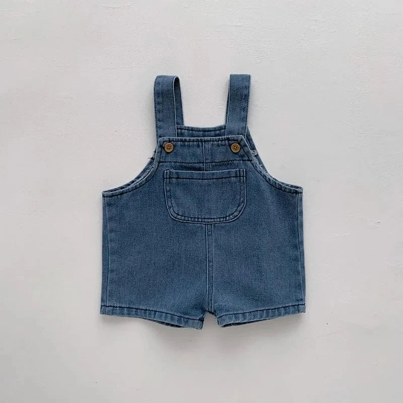 Giggles And Grab Baby clothing set 2024 Summer Baby Clothing Set Girls Clothes Infant Tee and Denim Overall Suit Toddler Boys Outfit"