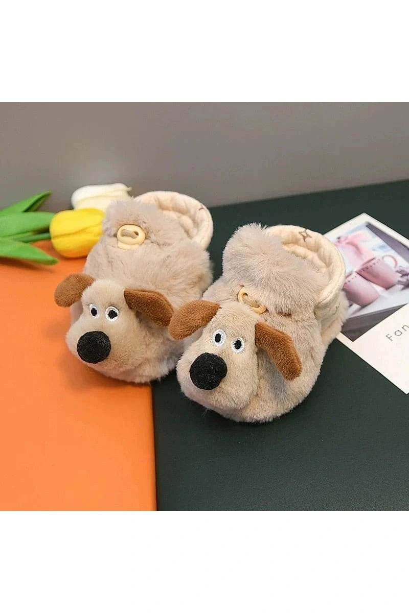Heattech Baby Shoes - Tiger Head Design Soft Shoes for 0-1 Year Old, No Heel Slippage, Autumn & Winter - Giggles And Grab