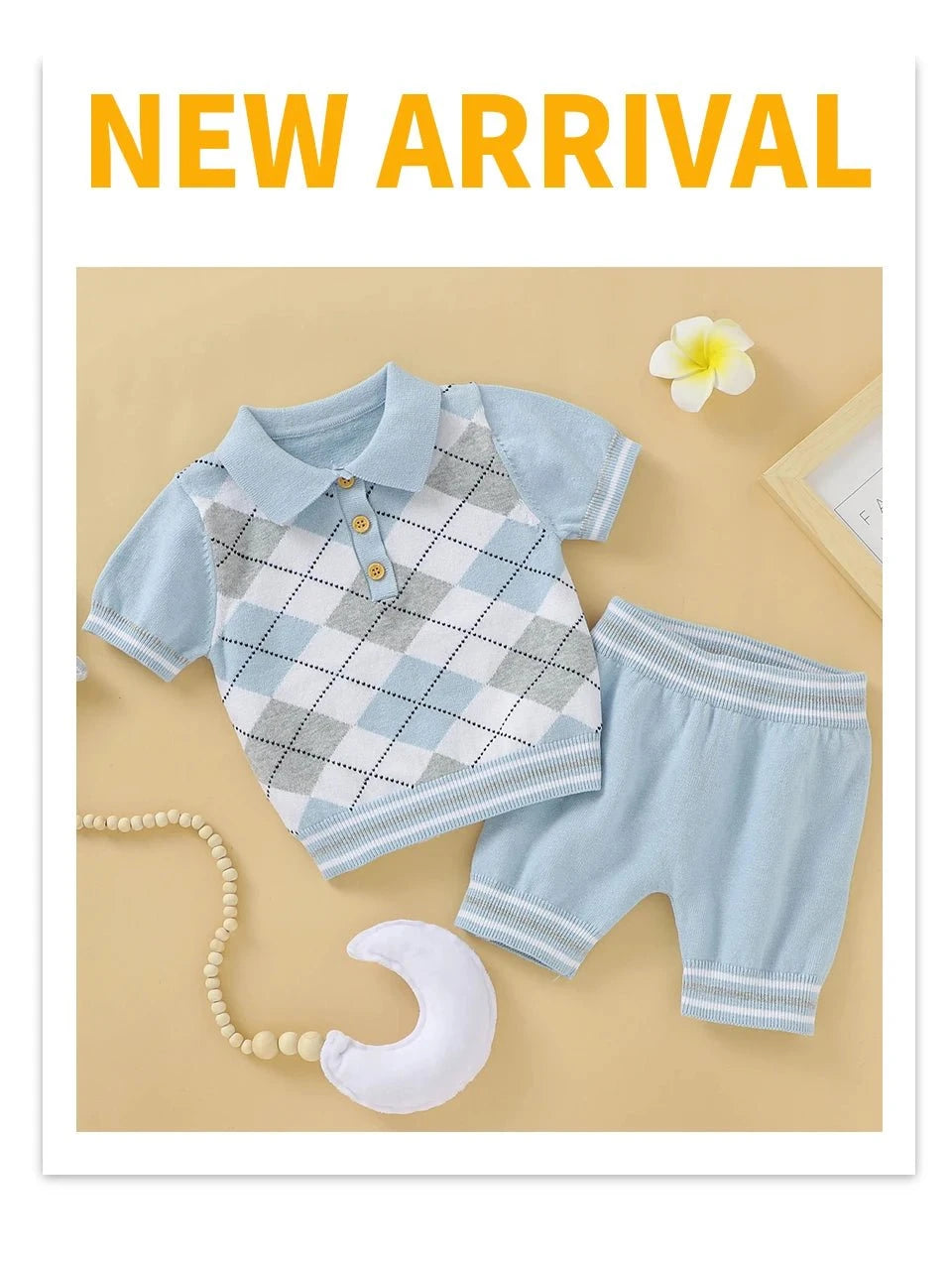 Giggles And Grab Baby summer clothes Summer Baby Short Sleeves Clothes Sets Fashion Tops + Pants Toddler Boys Girls Outfits Suits 2pcs Newborn Infant Clothing 0-18M"