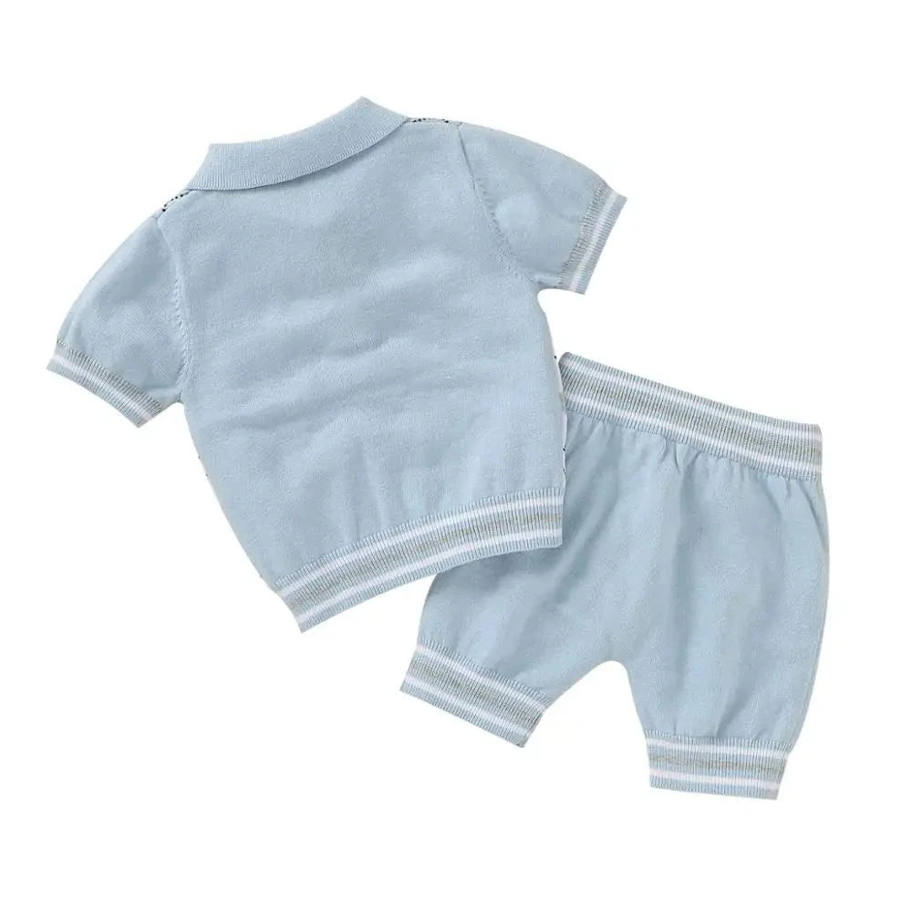 Giggles And Grab Baby summer clothes Summer Baby Short Sleeves Clothes Sets Fashion Tops + Pants Toddler Boys Girls Outfits Suits 2pcs Newborn Infant Clothing 0-18M"