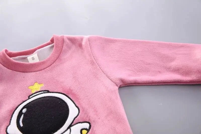 Giggles And Grab Baby thick fleece bear outfit Autumn Winter Baby Boys Clothes Set – Thick Fleece Cartoon Bear Jacket, Vest & Pants 3PCS Cotton Sport Suit for Girls, Warm Outfits"
