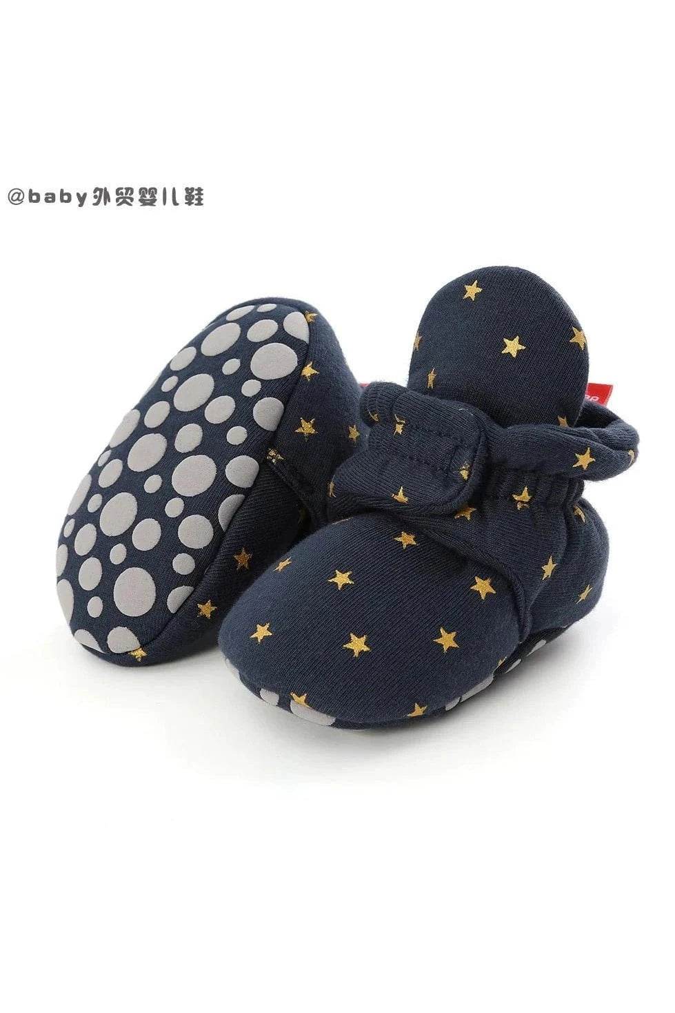 0-1 Year Old Spring & Fall Winter High Top Soft Sole Warm Shoes - Baby Precaution Footwear - Giggles And Grab