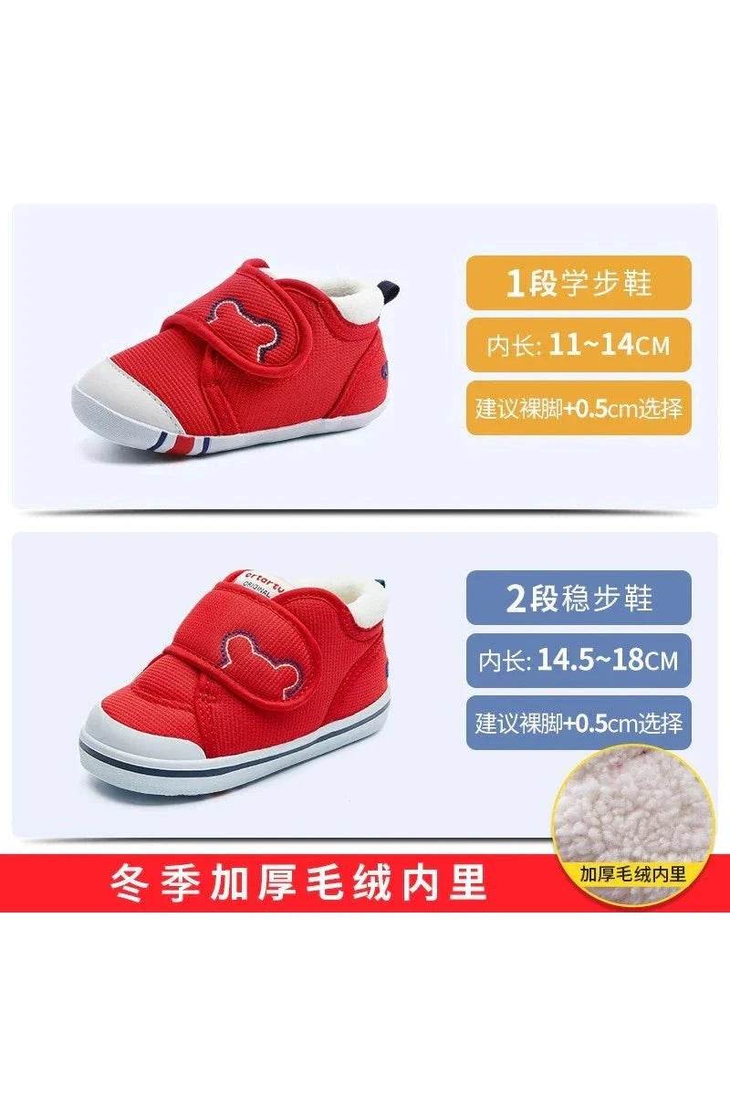Crtartu Winter Soft-Bottom Girl Infant Coolname Sneaker - Comfortable Baby Shoes - Giggles And Grab