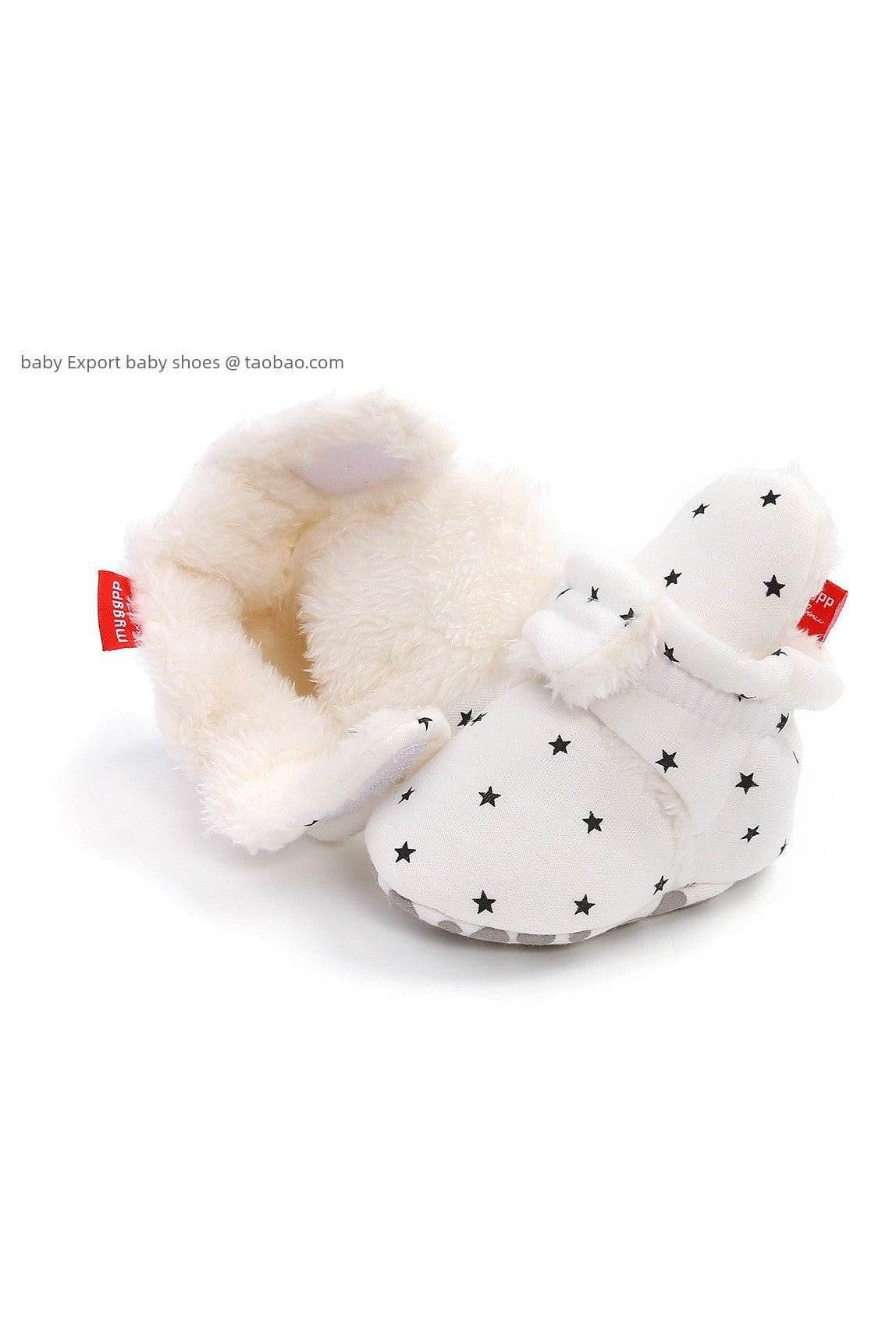 0-1 Year Old Spring & Fall Winter High Top Soft Sole Warm Shoes - Baby Precaution Footwear - Giggles And Grab
