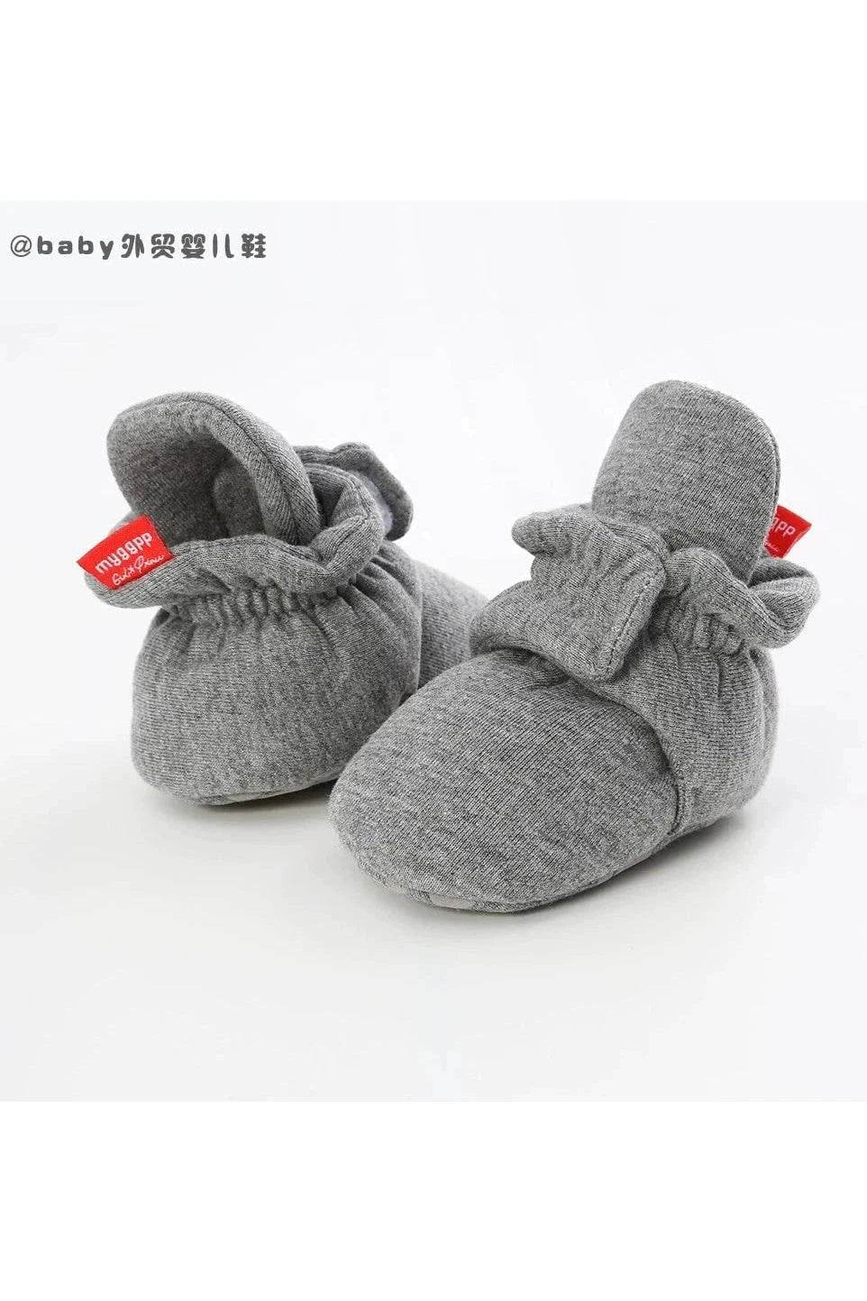 0-1 Year Old Spring & Fall Winter High Top Soft Sole Warm Shoes - Baby Precaution Footwear - Giggles And Grab