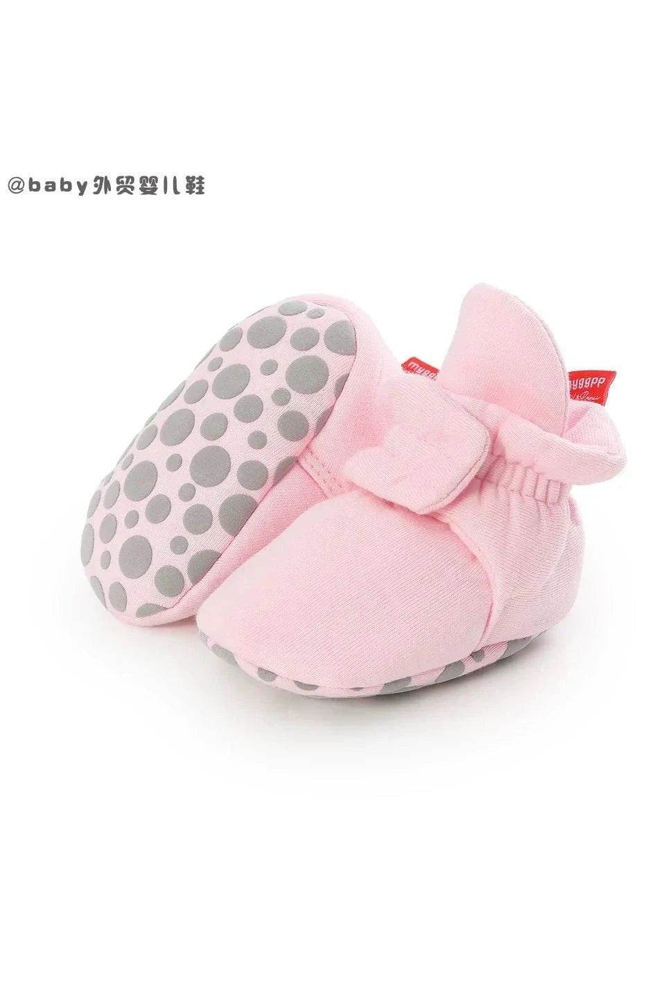 0-1 Year Old Spring & Fall Winter High Top Soft Sole Warm Shoes - Baby Precaution Footwear - Giggles And Grab