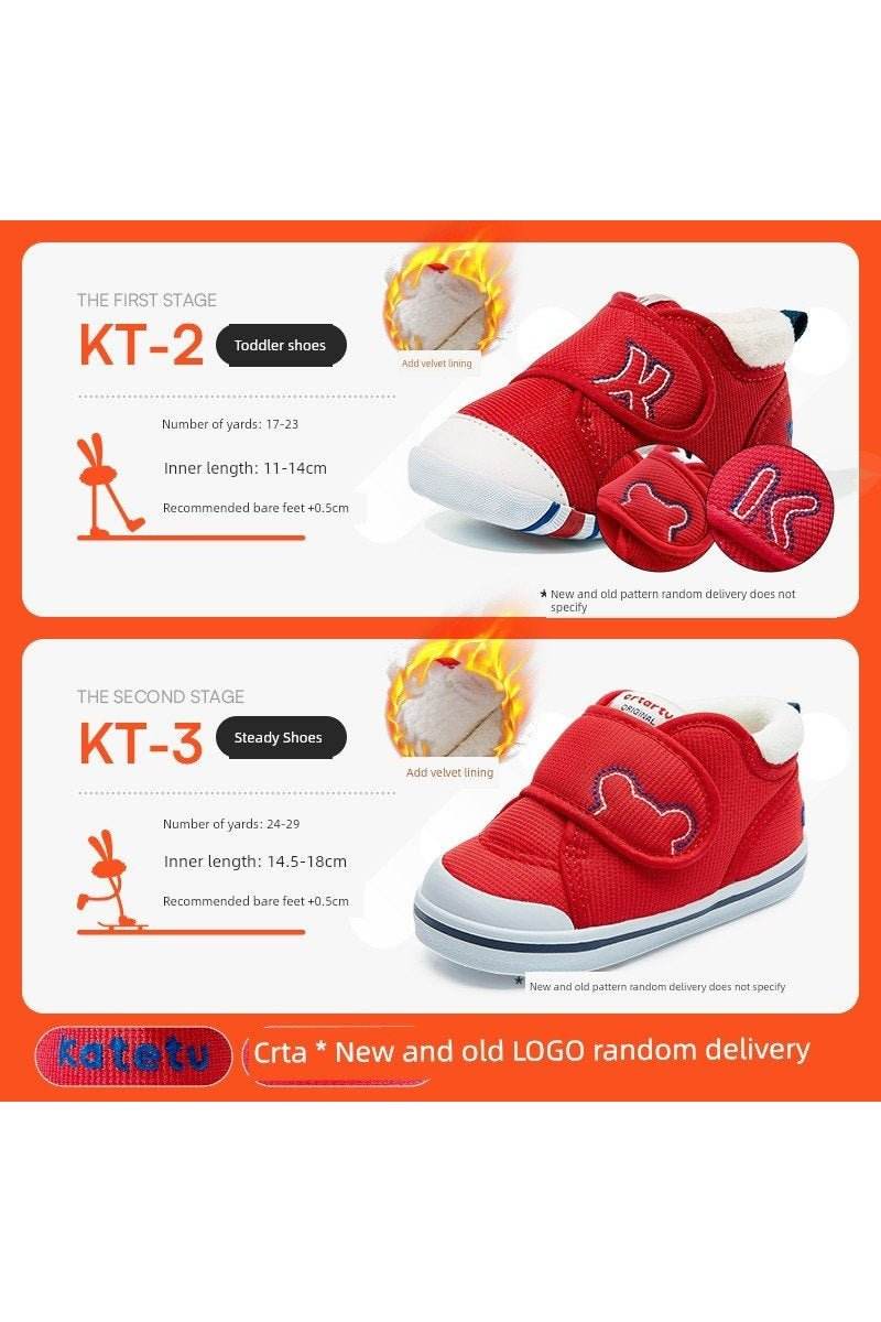 Crtartu Winter Soft-Bottom Girl Infant Coolname Sneaker - Comfortable Baby Shoes - Giggles And Grab