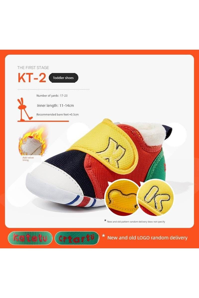 Crtartu Winter Soft-Bottom Girl Infant Coolname Sneaker - Comfortable Baby Shoes - Giggles And Grab