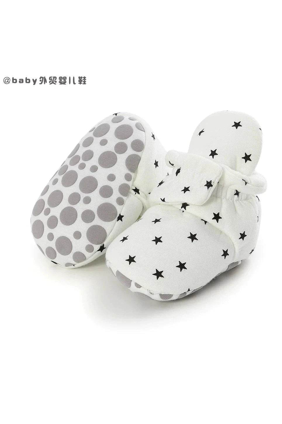 0-1 Year Old Spring & Fall Winter High Top Soft Sole Warm Shoes - Baby Precaution Footwear - Giggles And Grab
