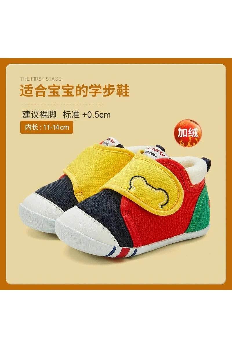 Crtartu Winter Soft-Bottom Girl Infant Coolname Sneaker - Comfortable Baby Shoes - Giggles And Grab