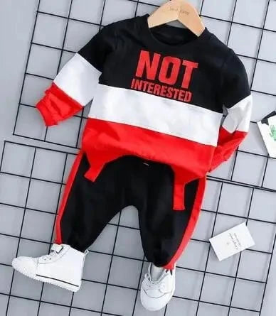 Giggles And Grab Black / 4T Baby Boys And Girls Clothing Set Tricken Fleece Children Hooded Outerwear Tops Pants 3PCS Outfits Kids Toddler Warm Costume Suit