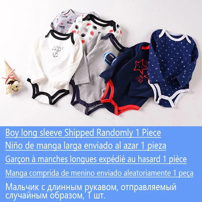 Giggles And Grab boy Random 1 Pcs 1 / 12M-9-12month 1-2 Pieces Baby Bodysuit For Newborns Summer Baby Romper Girl/Boy Clothes 0-12M Newborn Clothing Infant Soft Tight Baby Clothes