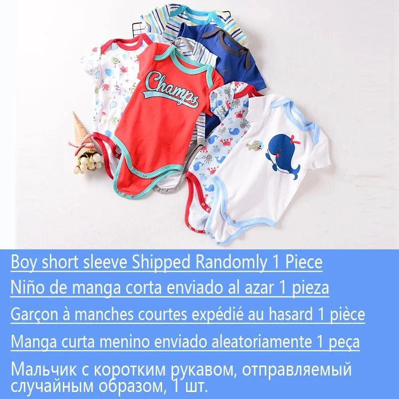 Giggles And Grab boy Random 1 Pcs / 12M-9-12month 1-2 Pieces Baby Bodysuit For Newborns Summer Baby Romper Girl/Boy Clothes 0-12M Newborn Clothing Infant Soft Tight Baby Clothes