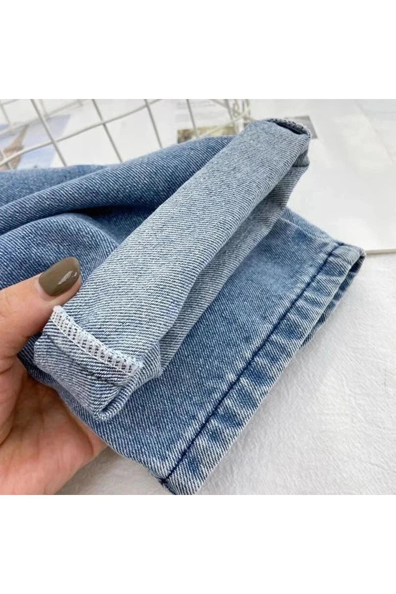 Giggles And Grab Childrens Cotton Denim Overalls For Boys& Girls "Children's Cotton Denim Overalls with Suspenders - Casual Loose Fit Jumpsuit for Boys & Girls"