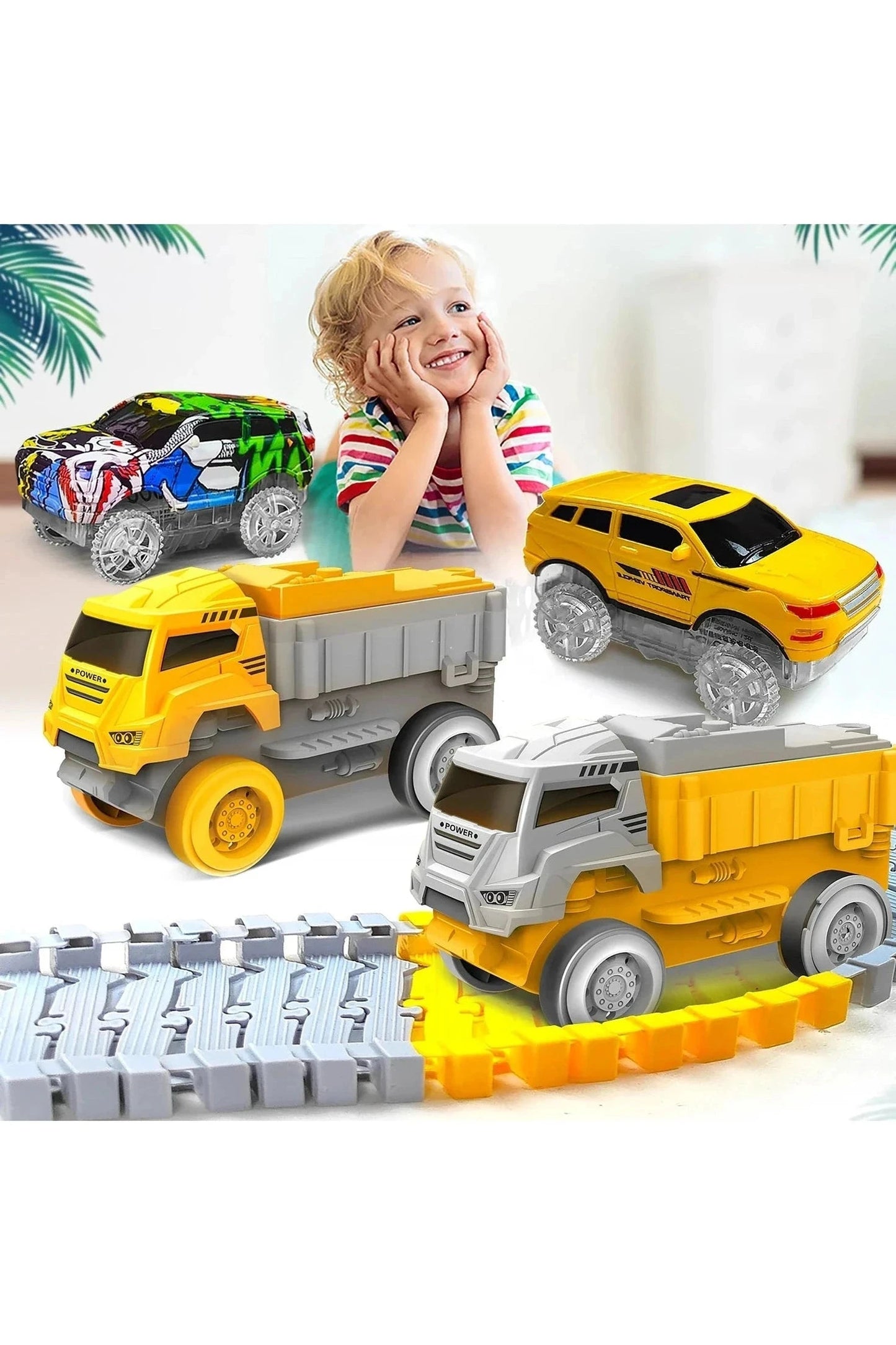 Giggles And Grab Engineering rail car toy "Engineering Rail Car Toy - Magical Birthday Gift for Boys"