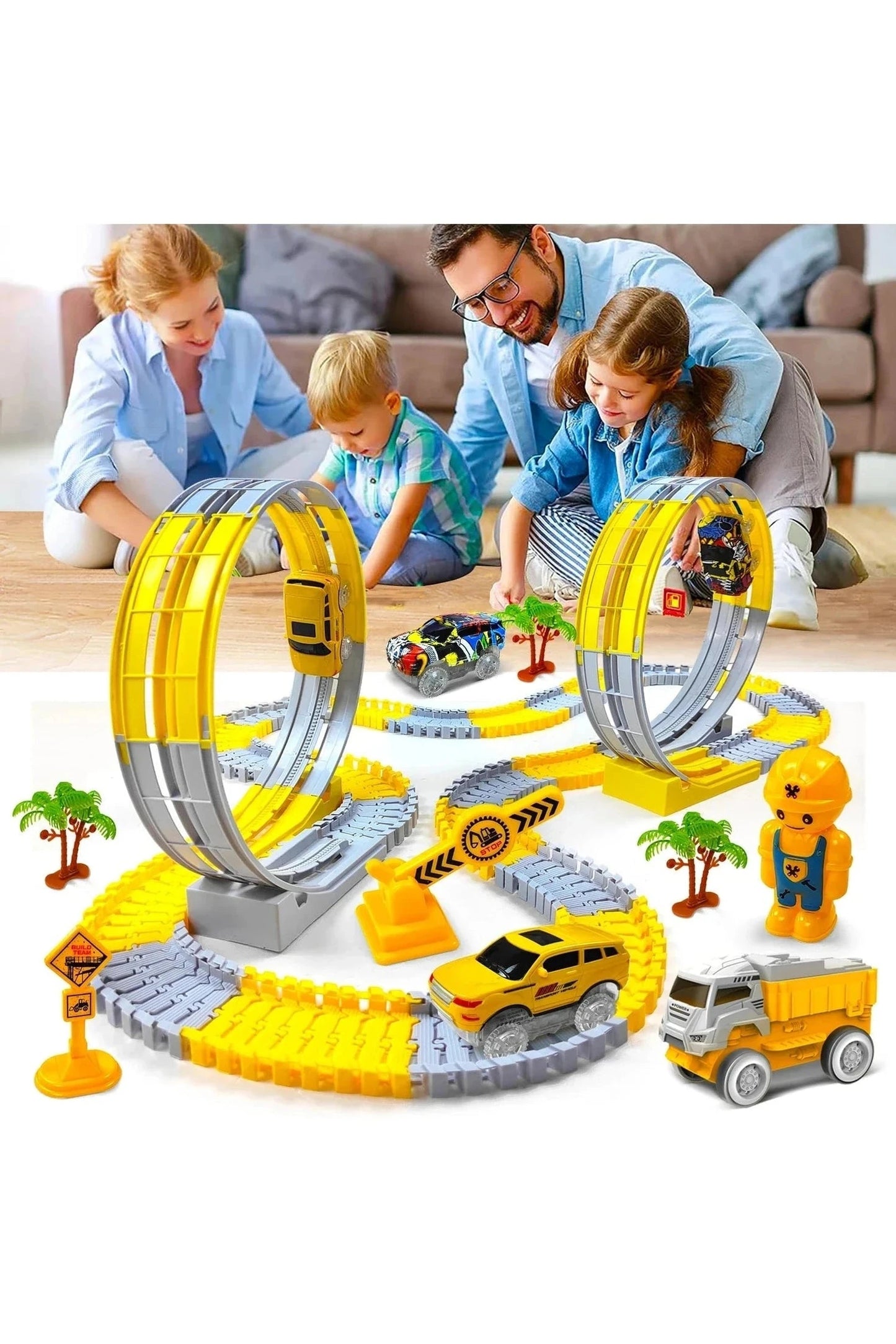 Giggles And Grab Engineering rail car toy "Engineering Rail Car Toy - Magical Birthday Gift for Boys"