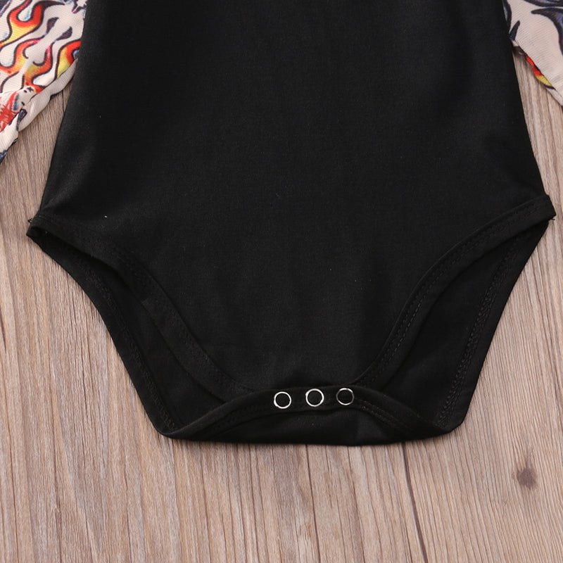 Giggles And Grab Fashion newborn Fashion Newborn Baby Girl Boys Romper Bodysuit Clothes Tattoos Print Rock Children Boy Baby Clothing Jumpsuit Outfits"