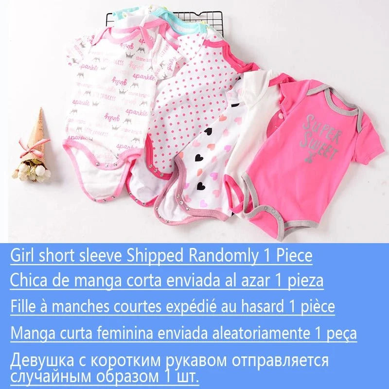 Giggles And Grab girl Random 1 Pcs / 12M-9-12month 1-2 Pieces Baby Bodysuit For Newborns Summer Baby Romper Girl/Boy Clothes 0-12M Newborn Clothing Infant Soft Tight Baby Clothes