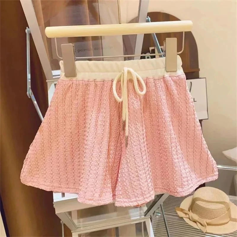 Giggles And Grab Girls 2 pc outfit Baby Girls Clothes Set – Cute Sweet Casual Short Sleeve Top & Pant Outfit Set for Summer, Comfort Sportswear for Kids (2-10 Years)"