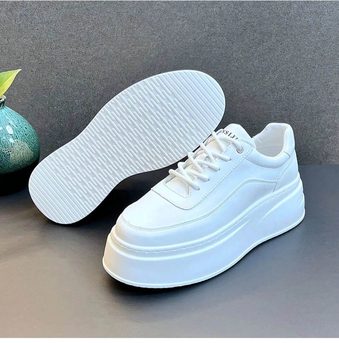 Men's Height Increasing Shoes – 2024 Fashion Breathable Thick Soled Casual Board Shoes - Giggles And Grab